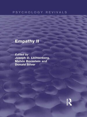 cover image of Empathy II (Psychology Revivals)